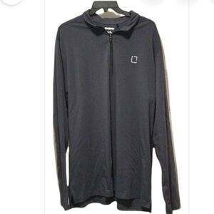 Ogio Mens Grey Pursuit 1/4 Zip Shirt